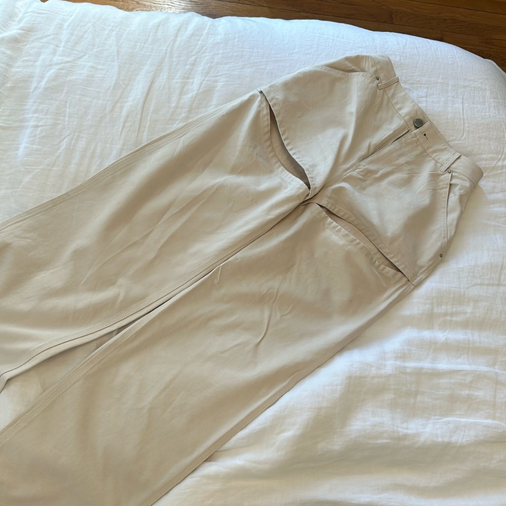 Tan Pants With Slits View 2
